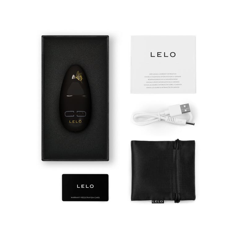 LELO NEA 3 Pitch Black Vibrator / Personal Massager