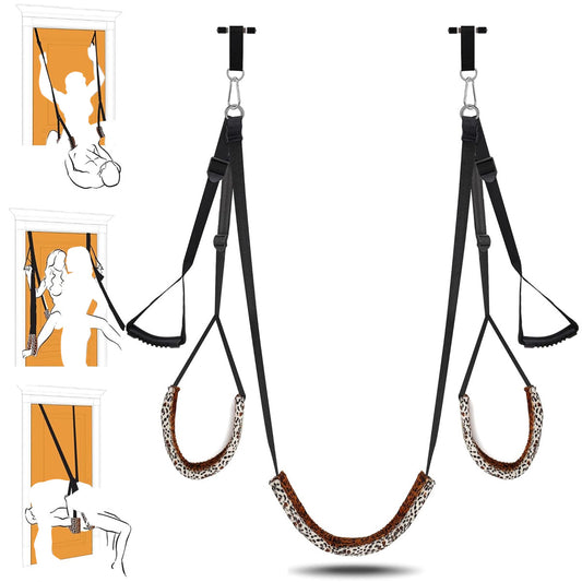 BDSM Sex Swing Restraints Bondage with Leg Opener & Waist Pad