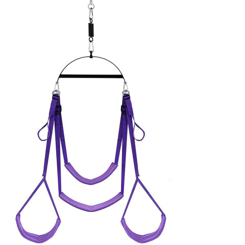 BDSM Hanging Door Sex Swing Restraint Kit with Waist Pad