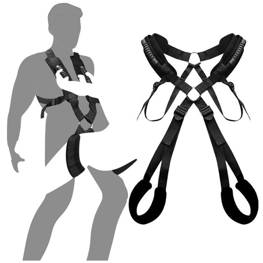 BDSM Erotic Backstrap Swing Waist Pad Restraint for Couples