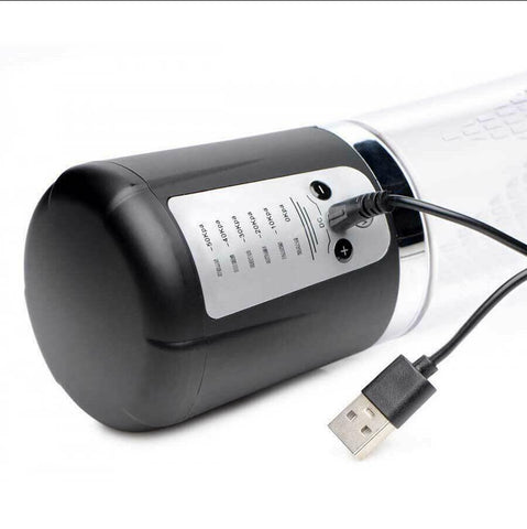 MEN Powerup Electric Auto Vacuum Enlargement Penis Pump - USB Rechargeable