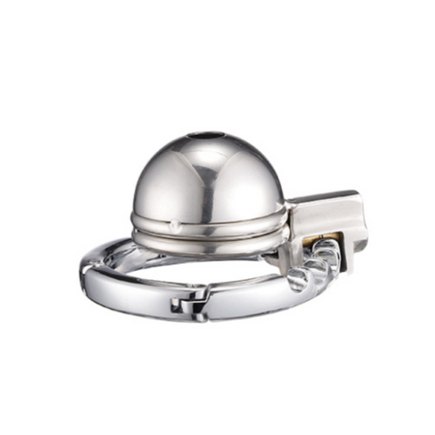 STAINLESS STEEL Male Chastity Device Penis Cage with 42-62mm Adjustable Ring - RY072