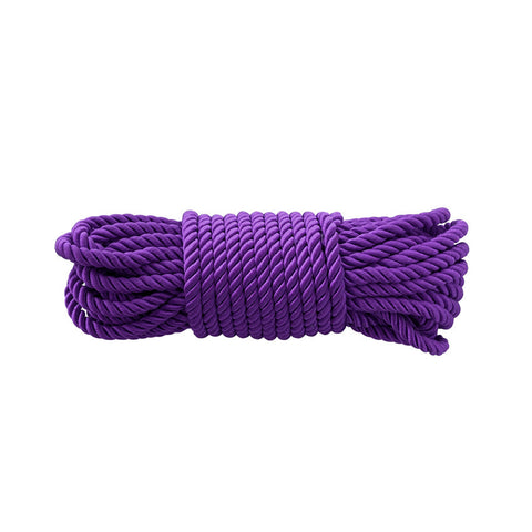 BDSM Mercerized 10m Bondage Rope - Purple