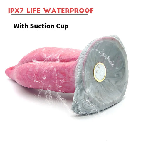YOCY Gory Tongue Fantasy Dildo Vibrator Remote Control