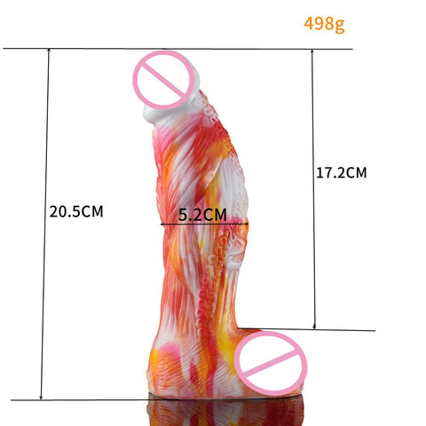 YOCY Flame 20.5cm Silicone Fantasy Dildo