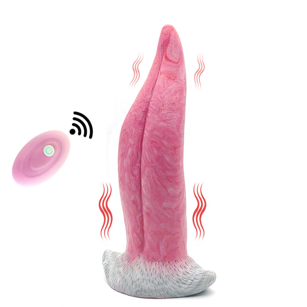YOCY Gory Tongue Fantasy Dildo Vibrator Remote Control