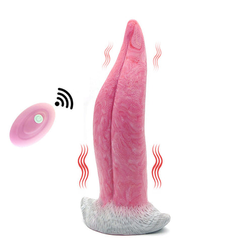 YOCY Gory Tongue Fantasy Dildo Vibrator Remote Control