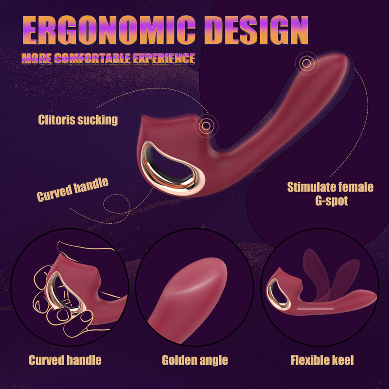 S Hande S-HANDE Selene Flexible G-Spot and Clitoris Suction Vibrator – sexyplay ...