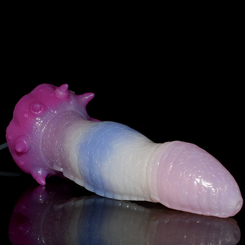 YOCY Ejaculating Tentacle Dildo With Syringe and Bulb- Seajelly
