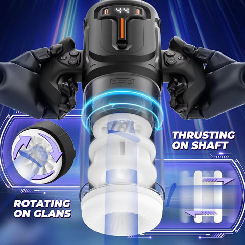 UNIMAT Automatic Thrusting & Rotating Suction Male Masturbation Cup