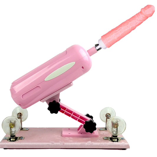 DS-A2 Auto Thrusting Sex Machine Kit inc Realistic Dildo and Extension Pole - Pink