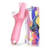 HC Realistic Tongue Licking Vibrator - Pink