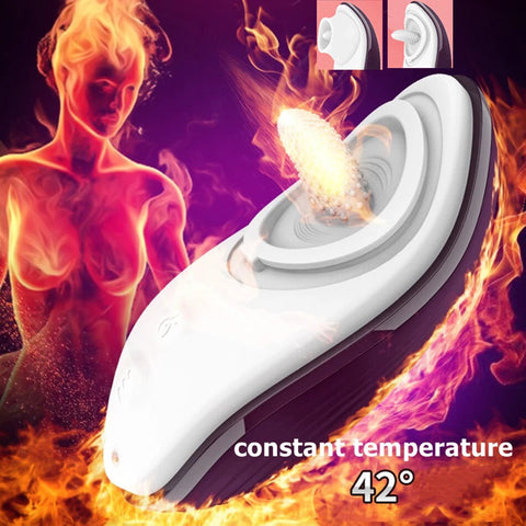 DIBE 2-in-1 Licking & Suction Clitoral Stimulator / Tongue Vibrator