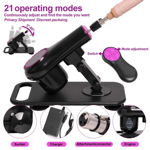 NNBW A1 Remote Control Automatic Thrusting Sex Machine with Dildo