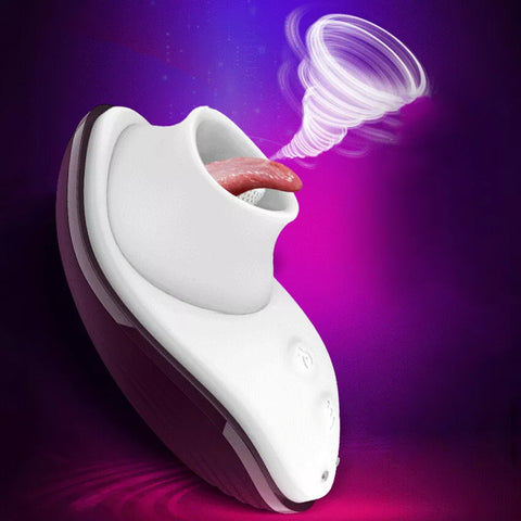 DIBE 2-in-1 Licking & Suction Clitoral Stimulator / Tongue Vibrator