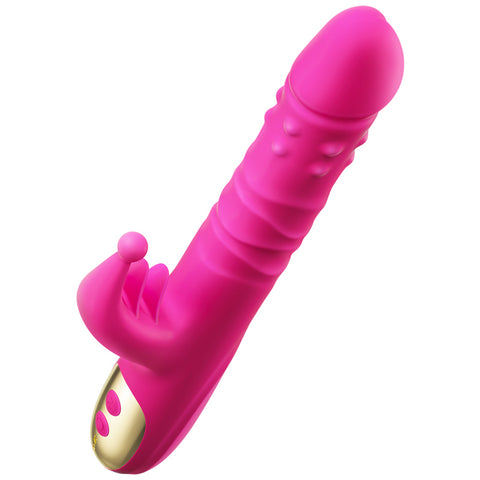 Zemalia Zora Auto Thrusting Rotation Heating Rabbit Vibrator