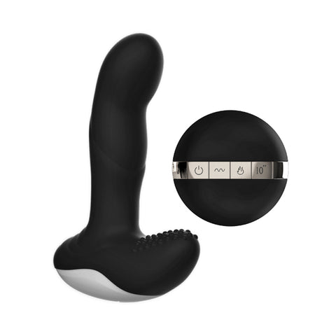 FOX P10 Remote Control Wiggle Motion Auto Heating Vibrating Prostate Massager