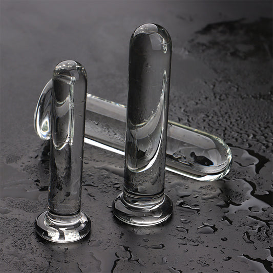 Pillar Glass Dildo / Anal Plug - S/M/L