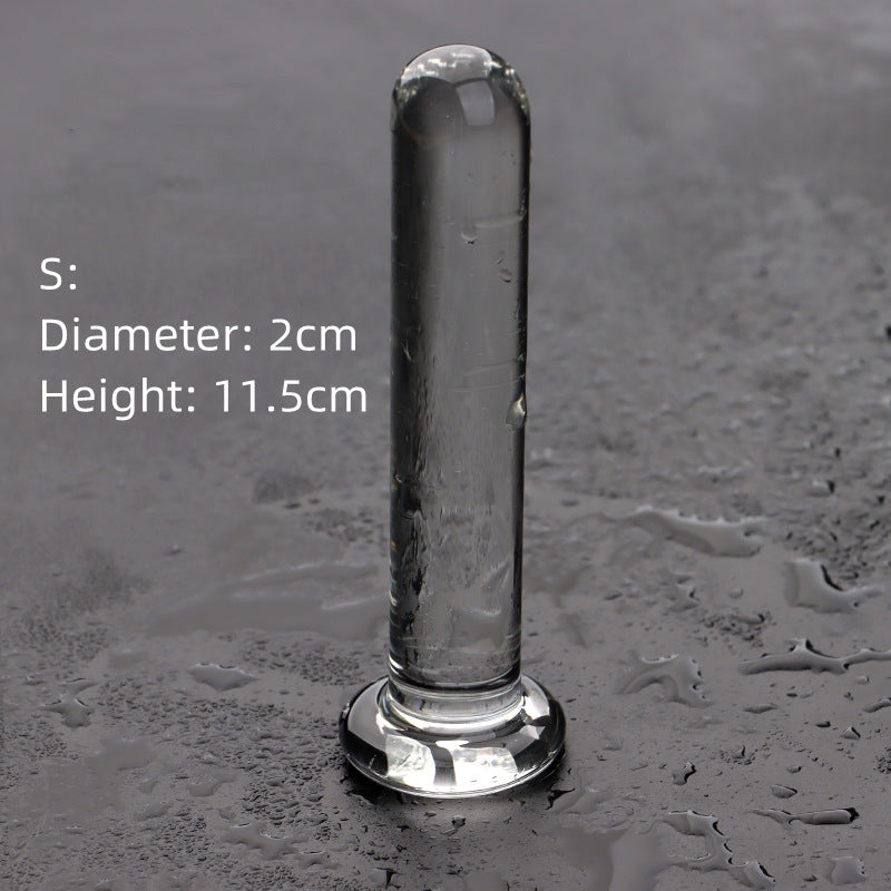 Pillar Glass Dildo / Anal Plug - S/M/L