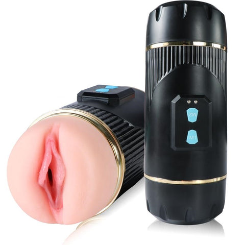 MD Kay Pussy & Mouth Vibrating Male Masturbator Cup