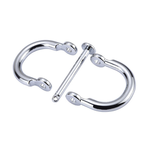 RY Stainless Steel Fetish Integrated Handcuffs - Male Edition