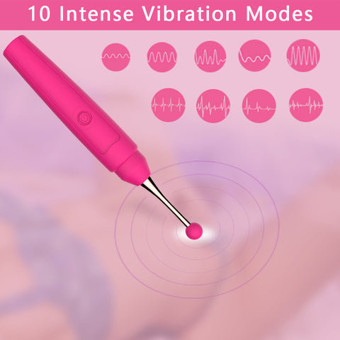 HC Orgasm Clitoral Stimulator Nipple Vibrator -  Rose