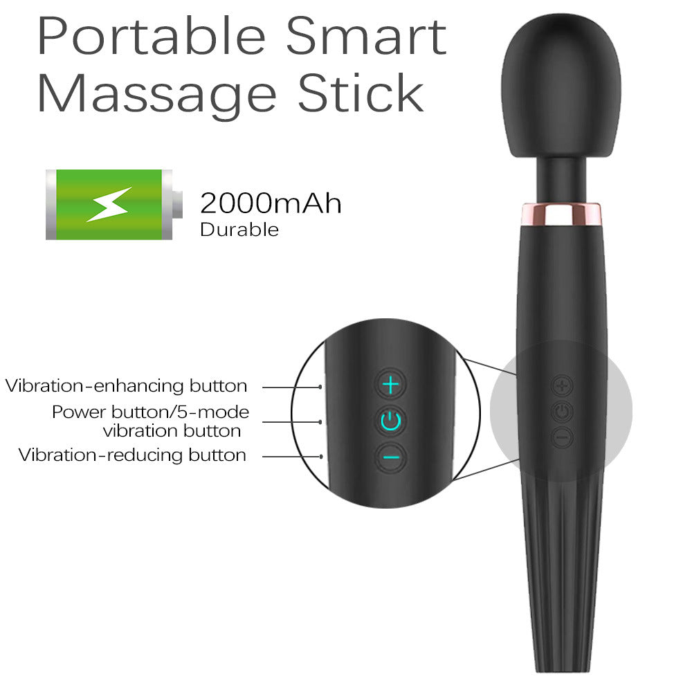 HC 5X3 Modes Wand Vibrator Personal Massager