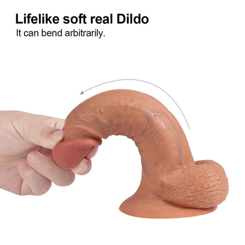 MD Tyler 19cm Silicone Realistic Dildo With Veined Skin