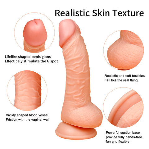 MD Trigun 20cm Realistic Dildo with Suction Cup