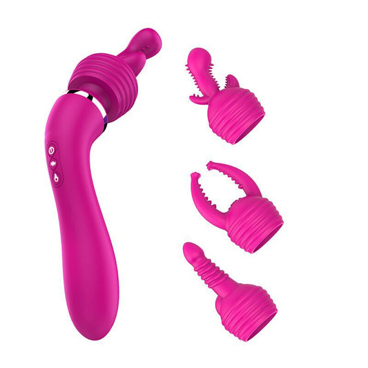 JRL 3 in 1 Double-Ended G-Spot & Clit Wand Vibrator / Personal Massager