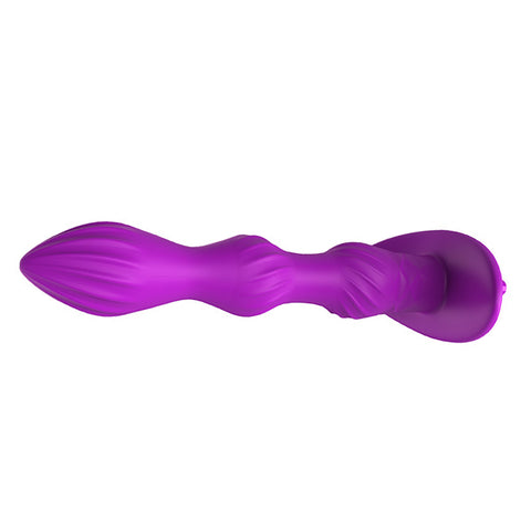 JRL Vibrating Enema Anal Beads Anal Cleaner - Purple