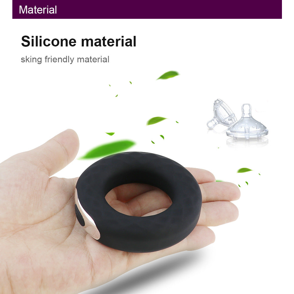 AH Magic Silicone Vibrating Penis Ring - USB Rechargeable