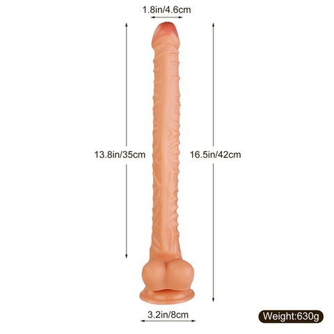 MD XXL 42cm Realistic Dildo with Suction Cup