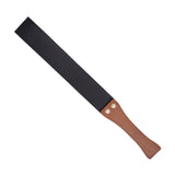 BDSM Fetish Bondage Soft Slap Paddle with Wooden Handle - Black