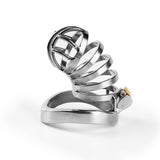 Stainless Steel Male Chastity Device Penis Cage / 3 Ring Size / Style-035-5