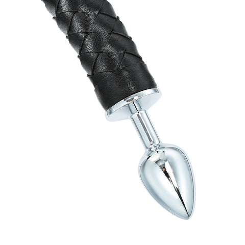 108cm Cosplay Bondage Metal Anal Plug with Devil Tail