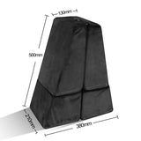 Trapezoid Deformable Sex Pillow Position Enhancer Cushion Kit - Black