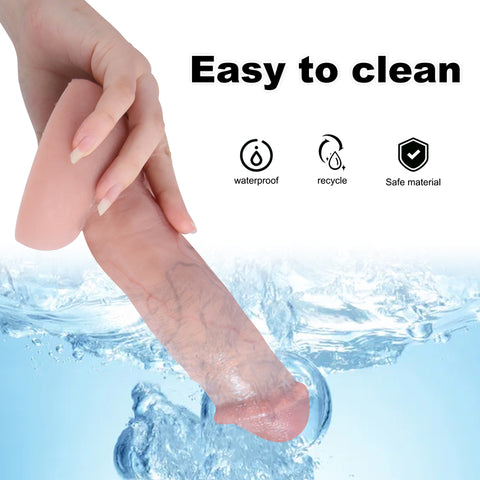 MD 7.48" Realistic Silicone Dildo - Small