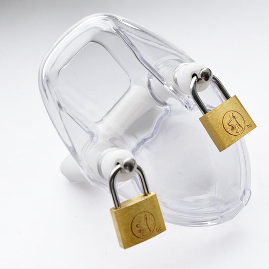 Imprison Bird Male Chastity Cage Device Penis Cage - Clear