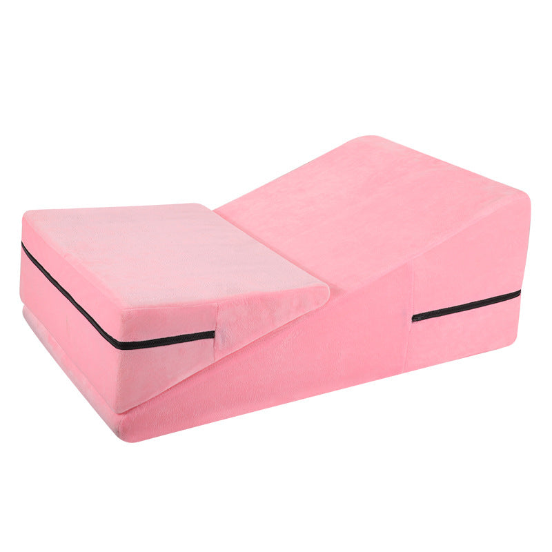Erotic Triangle Sex Pillow Position Enhancer Cushion Kit - Pink