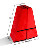 Trapezoid Deformable Sex Pillow Position Enhancer Cushion Kit - Red