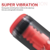 HC Intelligent Auto Telescopic Deep Throat & Vibrating Male Masturbator Cup