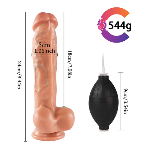 MD Big Stallion 24cm Ejaculating Squirting Dildo Cock with Suction Cup