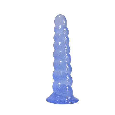 MD Vrille Threaded Anal Beads - Blue