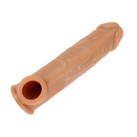 MD M4 Realistic Silicone Penis Sleeve Extender / Add 1.97 inch