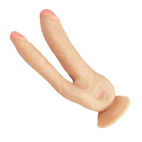 MD Won Realistic Double Penetration Dildo with Suction Cup