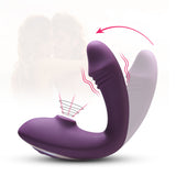 MOLE Clit Suction G-Spot Vibrator Dildo - Purple