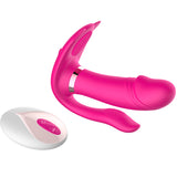 JRL Remote Control Wearable Vibrator - Auto Heating Rose Design