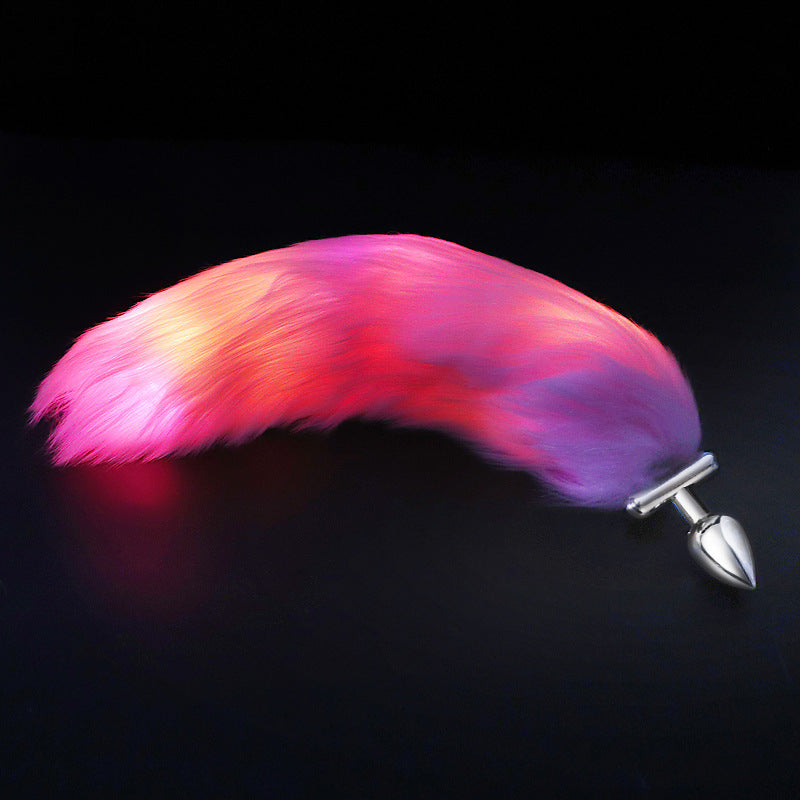 RY LED Fox Tail Stainless Steel Anal Plug - Furry Cosplay Butt Plug in sexyplay.com.au RY LED Fox Tail Stainless Steel Anal Plug - Furry Cosplay Butt Plug in sexyplay.com.au