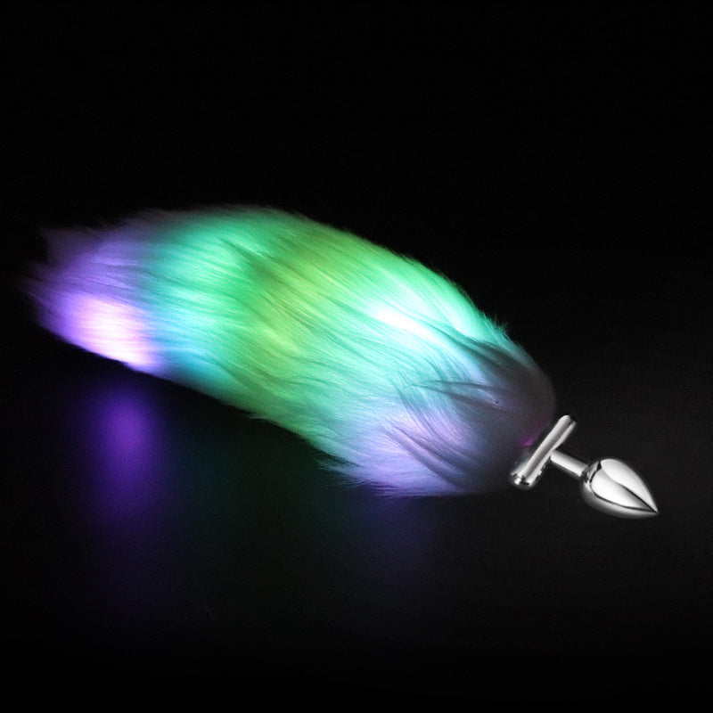 RY LED Fox Tail Stainless Steel Anal Plug - Furry Cosplay Butt Plug in sexyplay.com.au RY LED Fox Tail Stainless Steel Anal Plug - Furry Cosplay Butt Plug in sexyplay.com.au